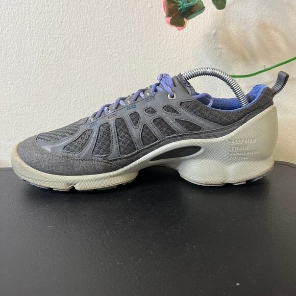 ECCO Biom Fuel Train Men’s Trail Hiking Shoes Gray Leather Mesh Size 6 / 6.5 ? main image 16